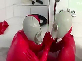 Horny amateur Showers, MILFs sex video