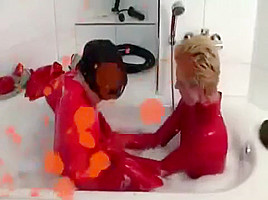 Horny amateur Showers, MILFs sex video