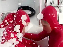 Horny amateur Showers, MILFs sex video