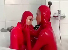 Horny amateur Showers, MILFs sex video