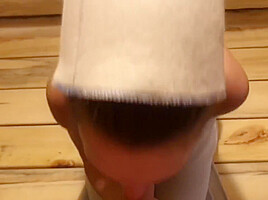 Hot Finnish Girl Suck Cock In Sauna, Deep Blowjob, Pov