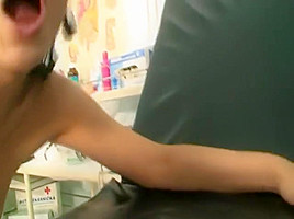Hot Girl In A Labcoat Gets Fucked In The Examining Room