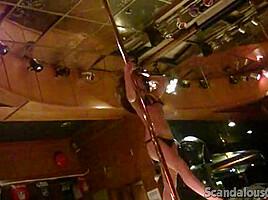 Hot Girlfriend Filmed In A Strip Bar Dancing