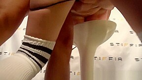 Hot Lesbians Put On A Public Show