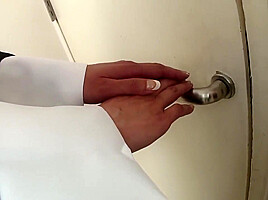 Hot Nun Hitomi Kanou Stripped For Double