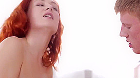 Hot Redhead big dick anal creampie