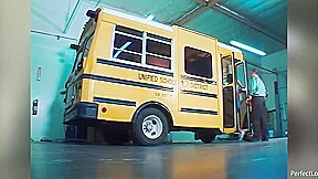 Hot asian girl gets fucked on bus