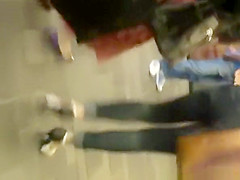 Hot asian in tight jeans pants