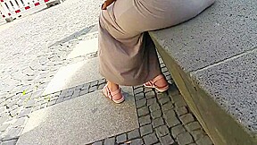 Hot legs while i was on shopping tour