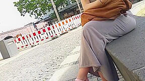Hot legs while i was on shopping tour