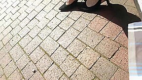 Hot legs while i was on shopping tour