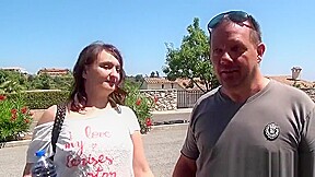Hot pregnant threesome with cumshot