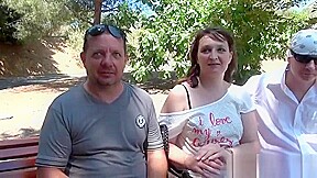 Hot pregnant threesome with cumshot