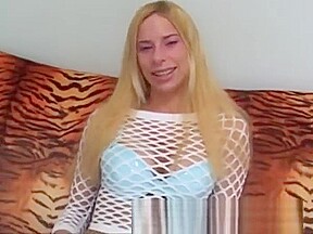 Hot teen 18+ big tit blond rides hard dick