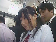 Hottest Japanese slut Nanaka Kyono, Yuuko Anzai, Natsumi Kato in Horny Public JAV scene