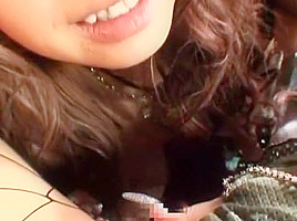Hottest Japanese slut Ren Hitomi in Horny Stockings, Threesomes JAV movie