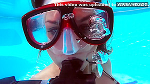 Hungarian Pornstar Lana Tanga Orgasming Underwater