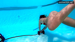 Hungarian Pornstar Lana Tanga Orgasming Underwater
