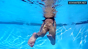 Hungarian Pornstar Lana Tanga Orgasming Underwater