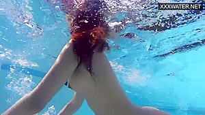 Hungarian Pornstar Lana Tanga Orgasming Underwater