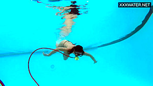 Hungarian Pornstar Lana Tanga Orgasming Underwater