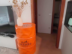 I Catch My Slutty Girlfriend Masturbating With A Big Black Cock
