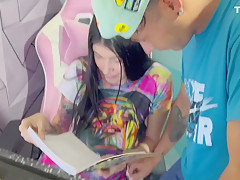 I Help My Stepsister With Her Homework In Exchange For A Delicious Fuck - Hindi Sex