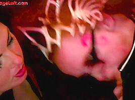 IR deepthroat tattooed slut fucked and slapped in public