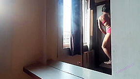 Indian Hot Wife Strip Tease Her Office Boss
