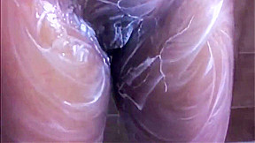 Indian Slut Masturbates In The Shower