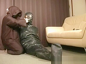 Inescapable Leather: Sleepsack Trapped