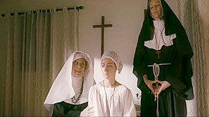 Innocent hot nuns cant resist their lesbian temptation