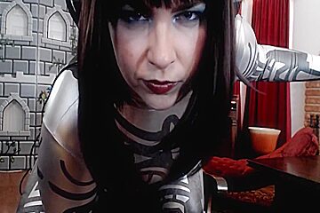 Jane Judge In Janebots Captive Foot Bitch With Robot 18 Min