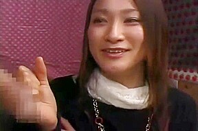 Japanese CFNM Japanese girl watches stranger jerk catches 3