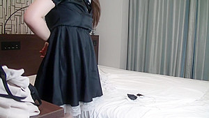 【出張メンズエスt】施術前の着替えシーン低身長リ系セラピのコスプレオプションメイド服 Japanese Cosplay Change Clothes Japanese Maid