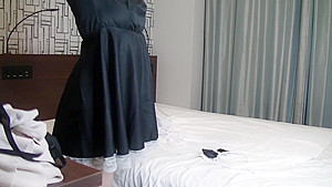 【出張メンズエスt】施術前の着替えシーン低身長リ系セラピのコスプレオプションメイド服 Japanese Cosplay Change Clothes Japanese Maid