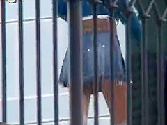 Japanese babe public pee
