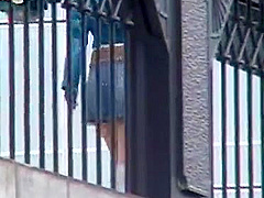 Japanese babe public pee