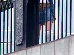 Japanese babe public pee