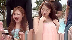 Japanese girls are getting their pussies fingered