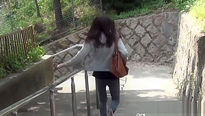 Japanese skank pissing