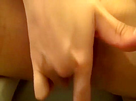 Japanese teen 18+ makes a video of herself masturbating at home 