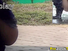 Japanese teenagers 18+ Pee