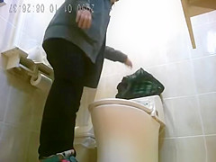 Japanese women caught by hidden in toilet