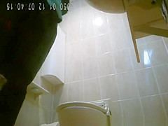 Japanese women caught by hidden in toilet