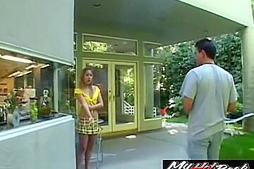 Kat Is Standing Dped And Atm Facialed