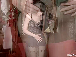 Kate Anne wears something sheer and strips naked - WeAreHairy
