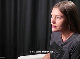 Kate Is Giving An Interview And Smoking 100mm Cigarettes