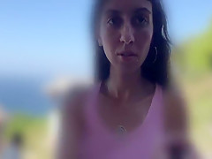 Katty West - Crazy Cumwalk In Amazing Place Full Of People Almost Caught 12 Min