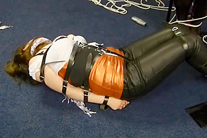 Kelly and Julie tied up by pimp